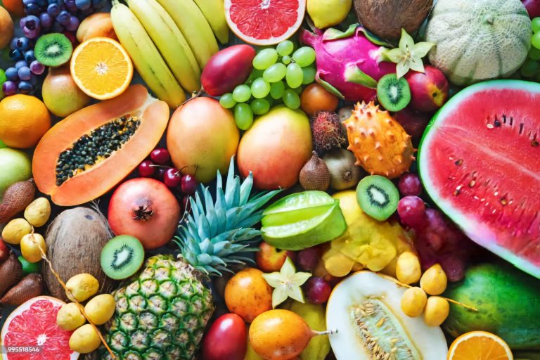 various fruits