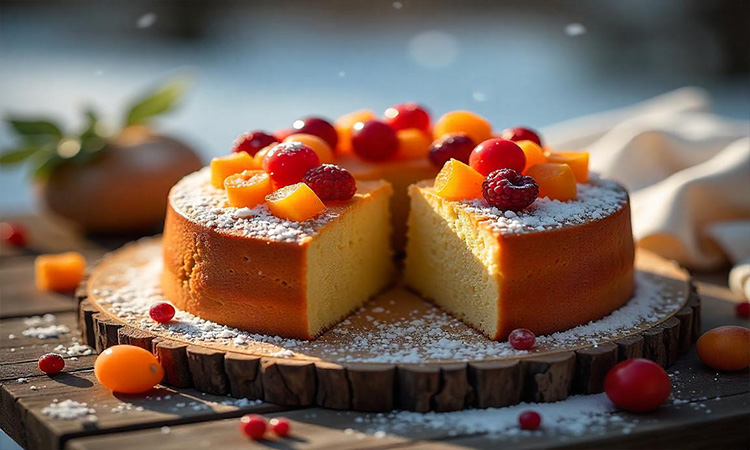 میوههای خشک شده در دسرها