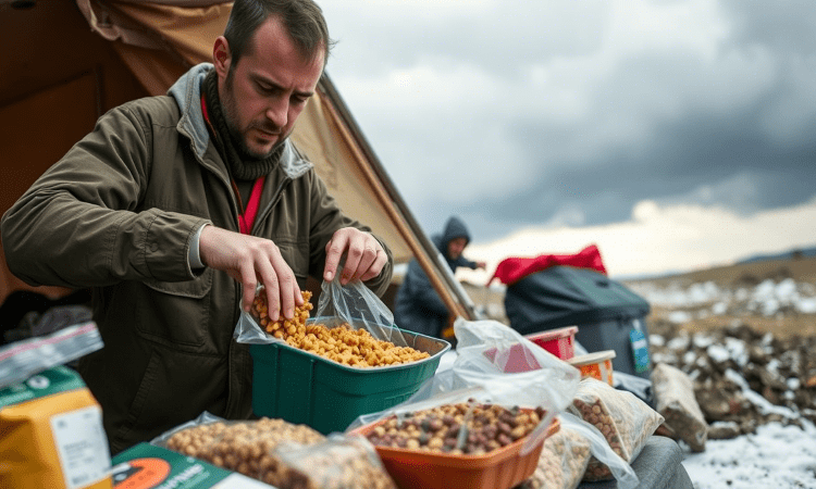 آمادهسازی غذا برای شرایط اضطراری