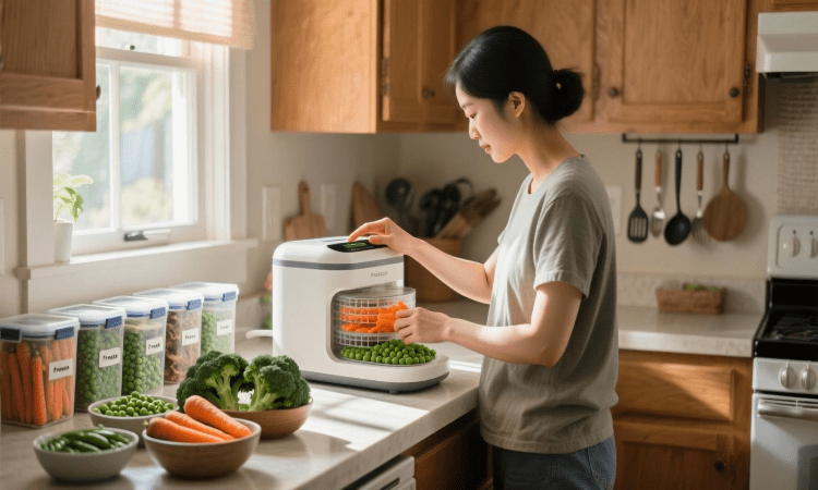 آموزش فریزدرای کردن سبزیجات در خانه