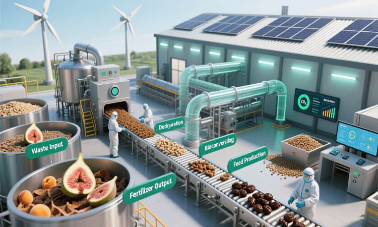 استفاده از پسماند میوه خشک شده | تولید کود و خوراک دام