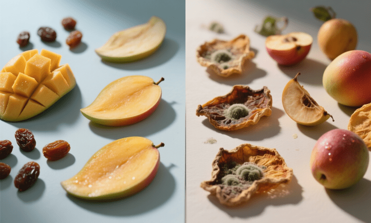 تأثیر تهویه هوا و رطوبت محیط بر کیفیت خشک شدن میوهها