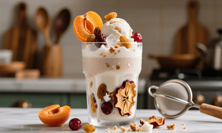 روش‌های استفاده از میوه خشک و بستنی خشک در نوشیدنی‌ها و شیک‌ها