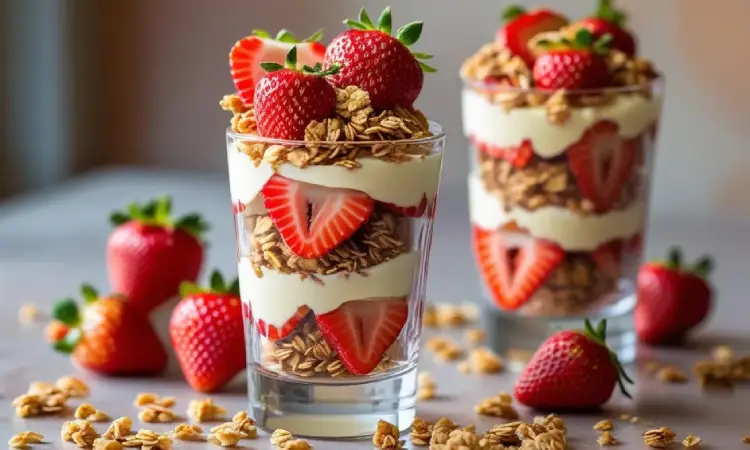 دسر سالم با میوه خشک