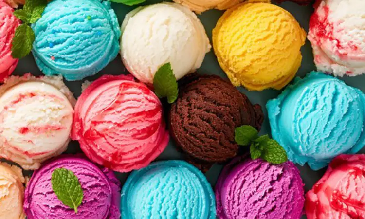 بستنی خشک بسته بندی شده