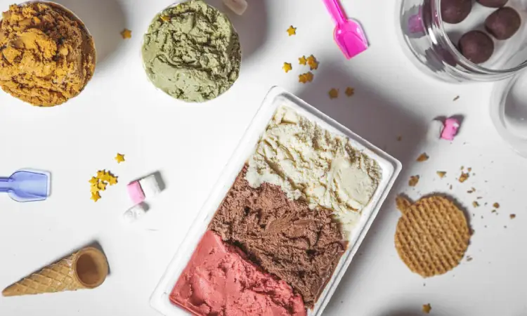 بسته بندی بستنی خشک