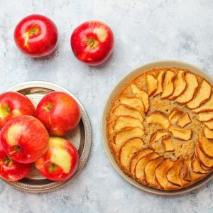 دسر با سیب خشک