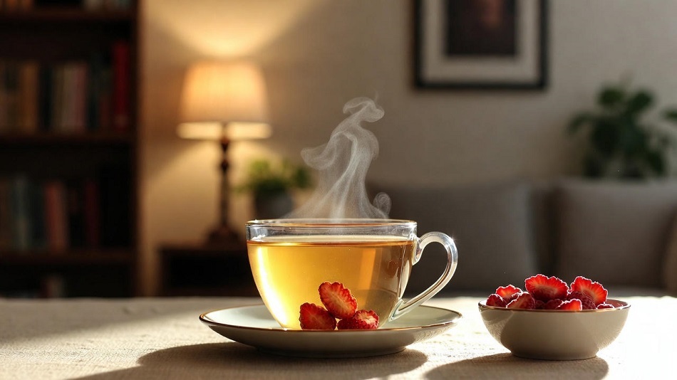  طرز تهیه دمنوش با توت فرنگی